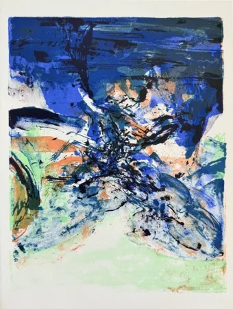 Литография Zao - Hommage à San Lazzaro