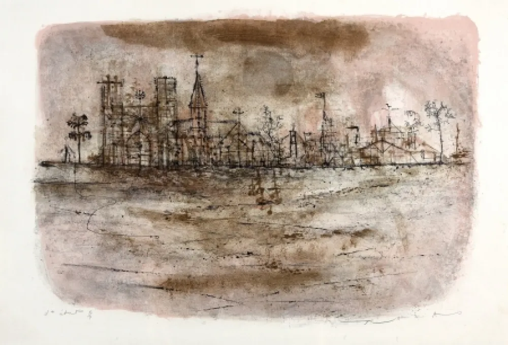 Литография Zao - La Cathédrale 