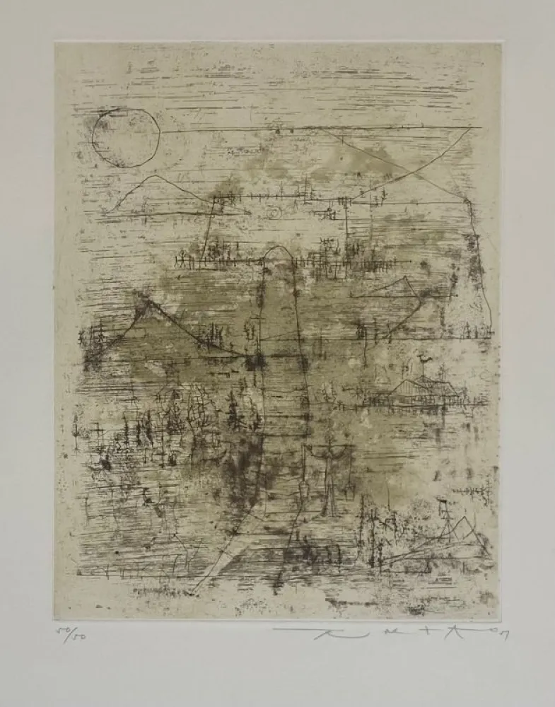 Офорт Zao - L'Escalier 