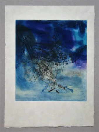 Офорт Zao - L'Étang