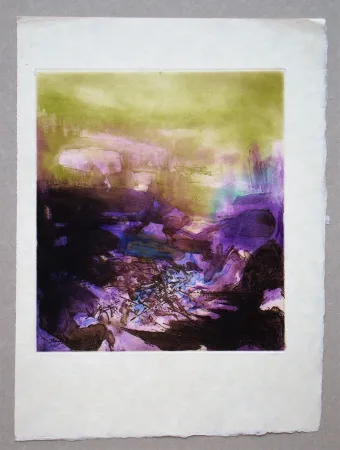 Офорт Zao - L'Étang