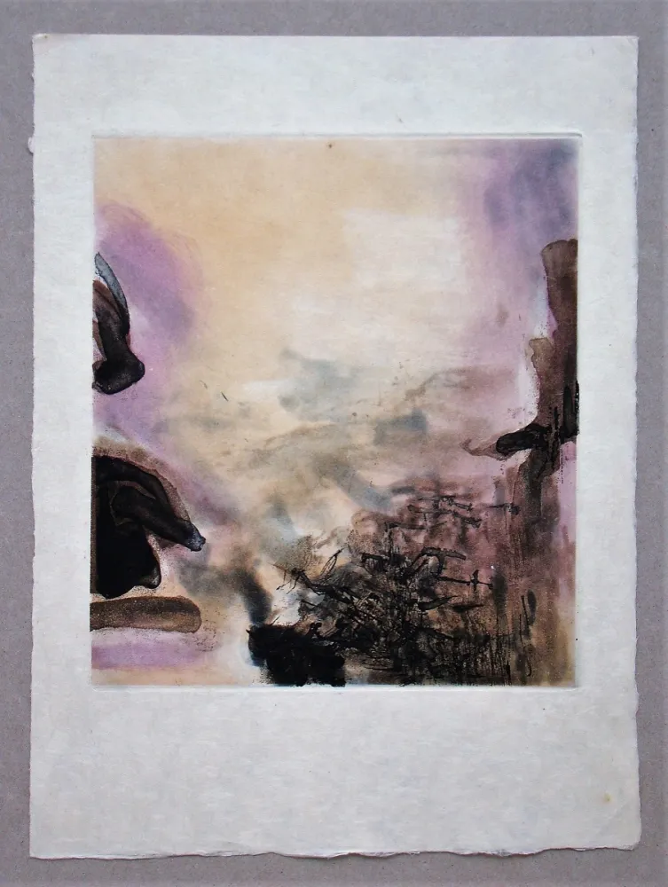 Офорт Zao - L'Étang