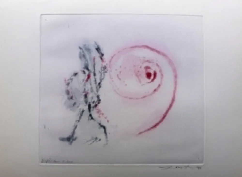 Офорт И Аквитанта Zao - Pour Henri Michaux