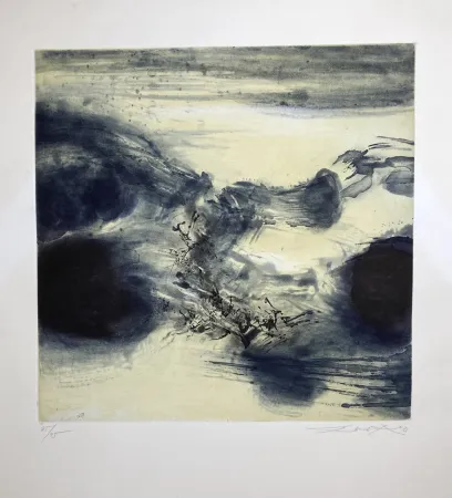 Офорт Zao - Sans titre, 1973 