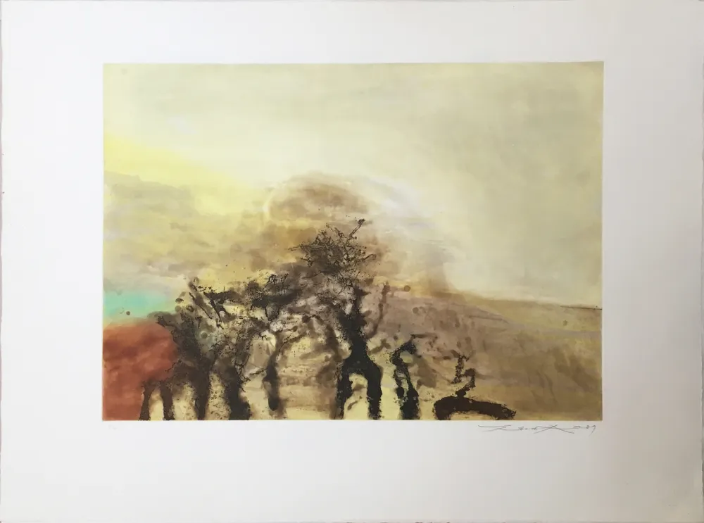 Акватинта Zao - Sans titre