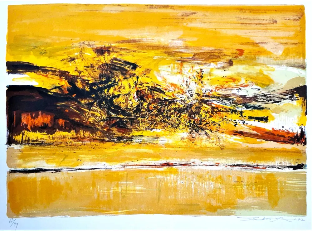 Литография Zao - Untitled