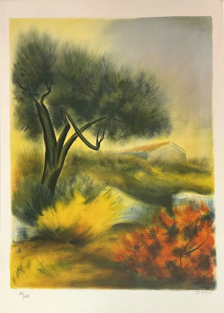 Литография Zarou - Sans Titre