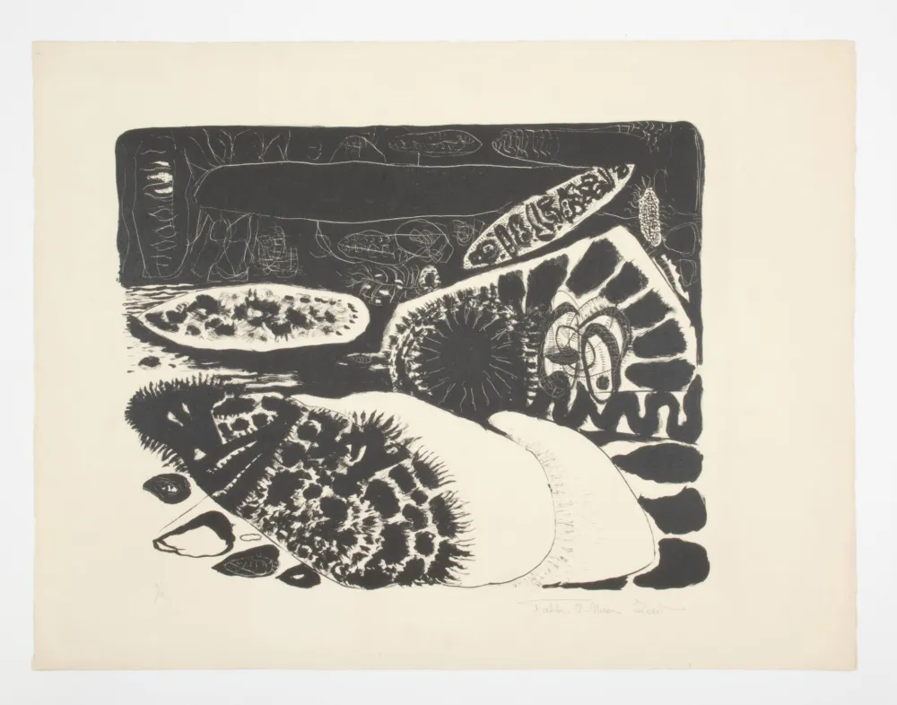 Литография Zeid - Sans titre. Untitled.