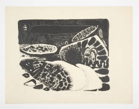 Литография Zeid - Sans titre. Untitled.