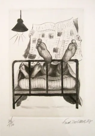 Литография Zeller - La vérité, nouvelles