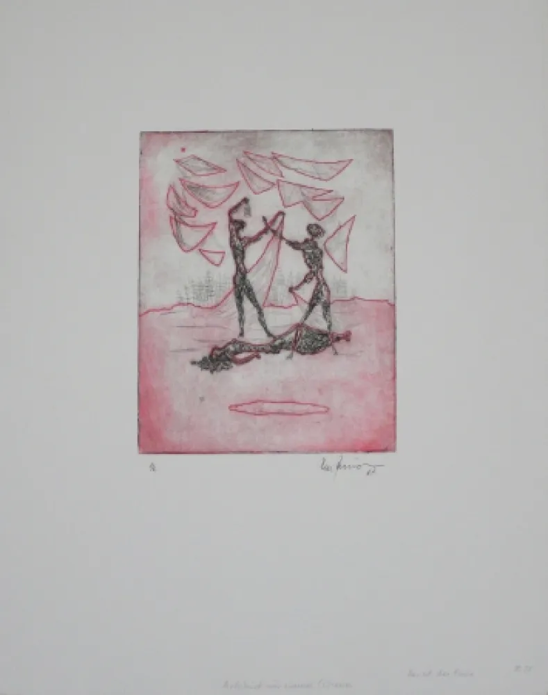 Гравюра Zimmermann - Das ist das Ende / This Is the End