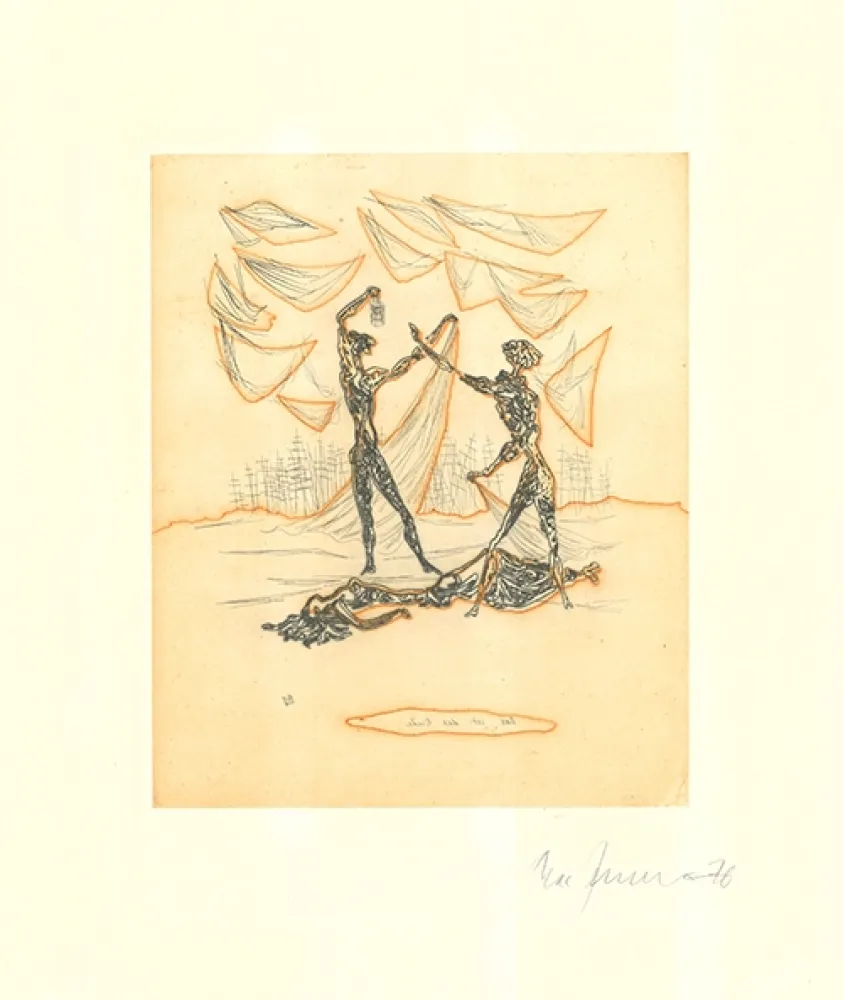 Гравюра Zimmermann - Das ist das Ende / This Is the End