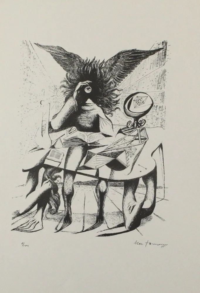 Литография Zimmermann - Durch ein Nadelöhr I / Through a Needle's Eye I