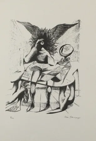 Литография Zimmermann - Durch ein Nadelöhr I / Through a Needle's Eye I