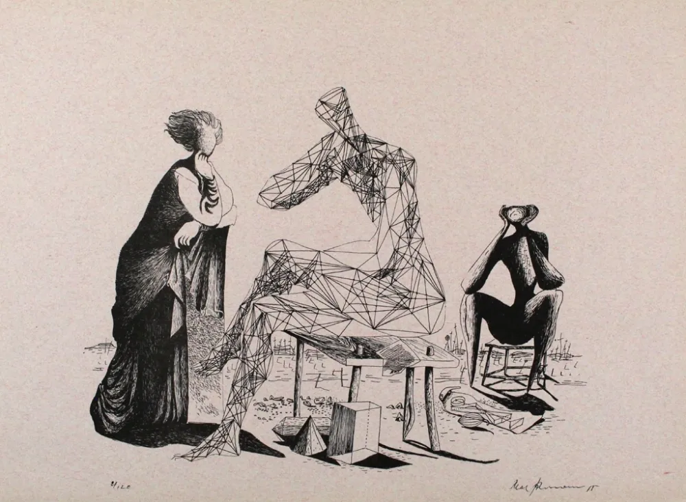 Литография Zimmermann - Mittag