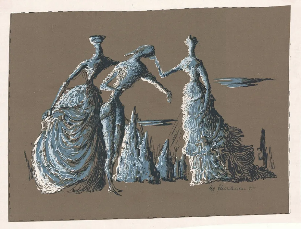 Сериграфия Zimmermann - Vorliebe für eine bestimmte Zeit