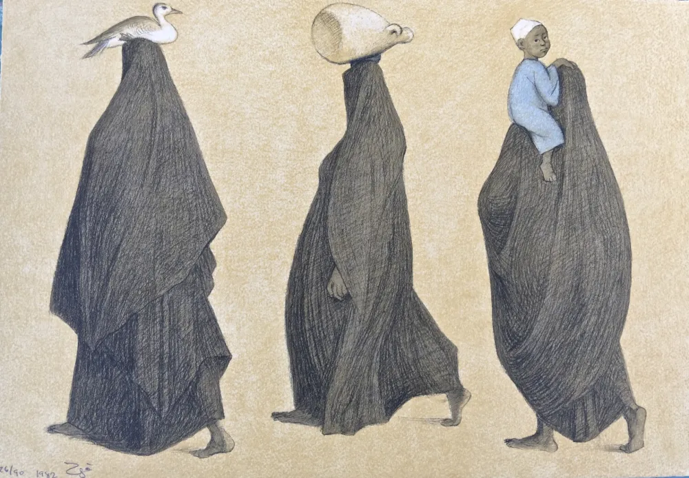 Литография Zuniga - Impressions of Egipto (Egypt) plate 10