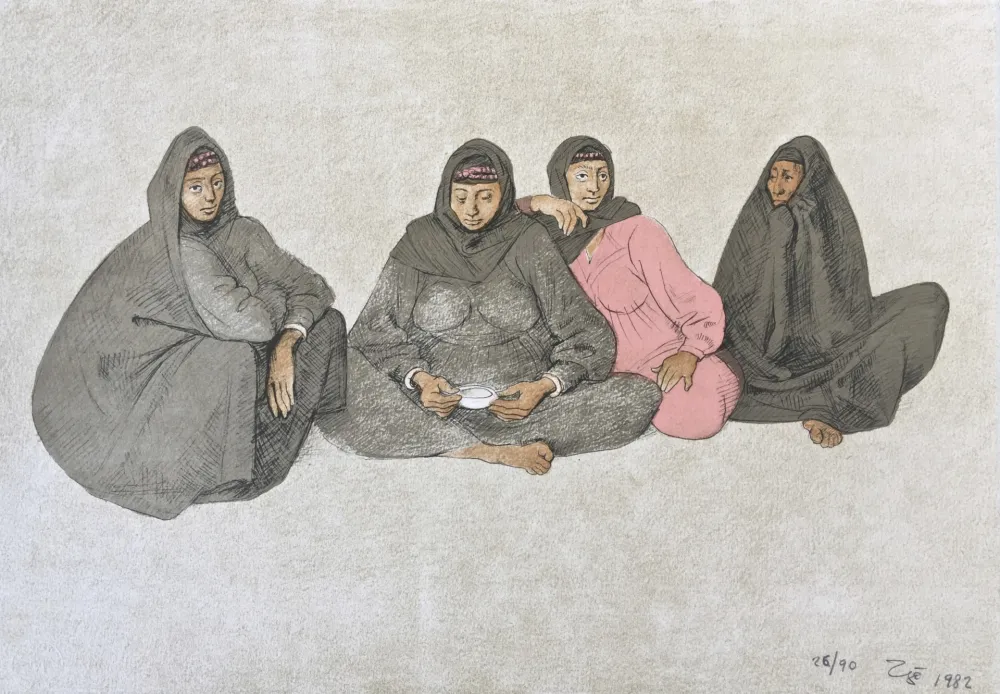 Литография Zuniga - Impressions of Egipto (Egypt) plate 9