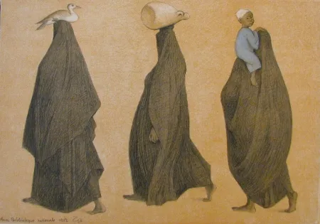 Литография Zuniga - Impressions of Egypt Suite, Plate 8