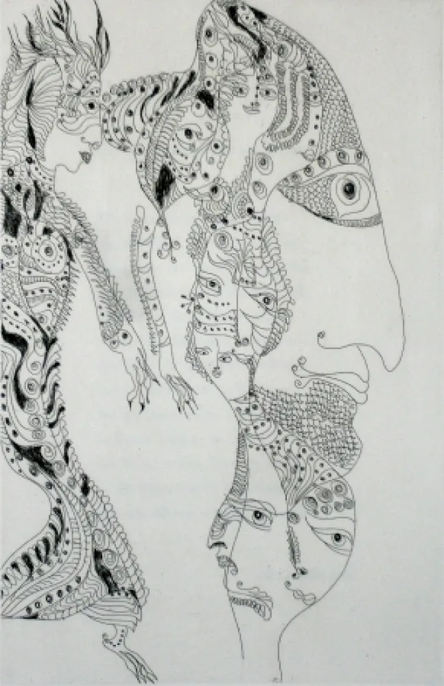 Офорт И Аквитанта Zurn - Oracles et spectacles