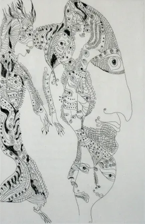 Офорт И Аквитанта Zurn - Oracles et spectacles