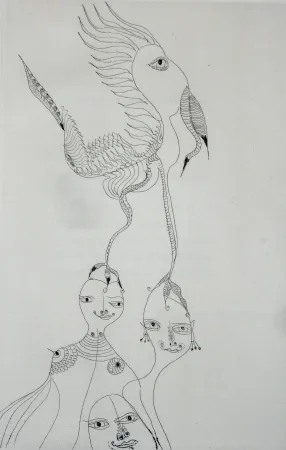 Офорт И Аквитанта Zurn - Oracles et spectacles 3