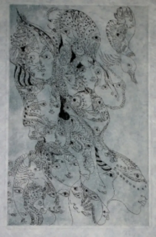 Гравюра Zurn - Oracles et spectacles