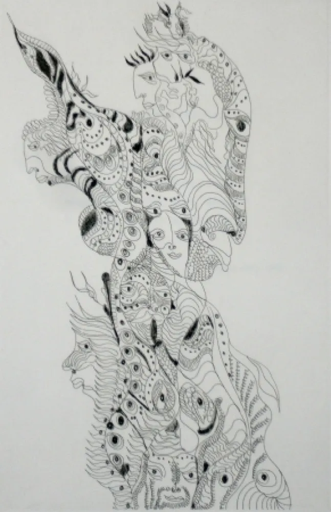 Офорт И Аквитанта Zurn - Oracles et spectacles 4