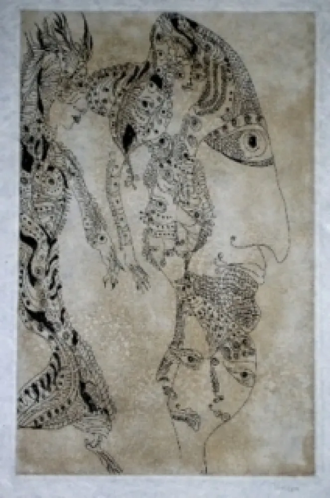 Офорт И Аквитанта Zurn - Oracles et spectacles