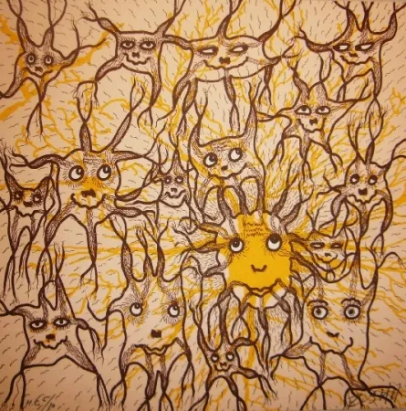 Офорт Zush - Cambio 16