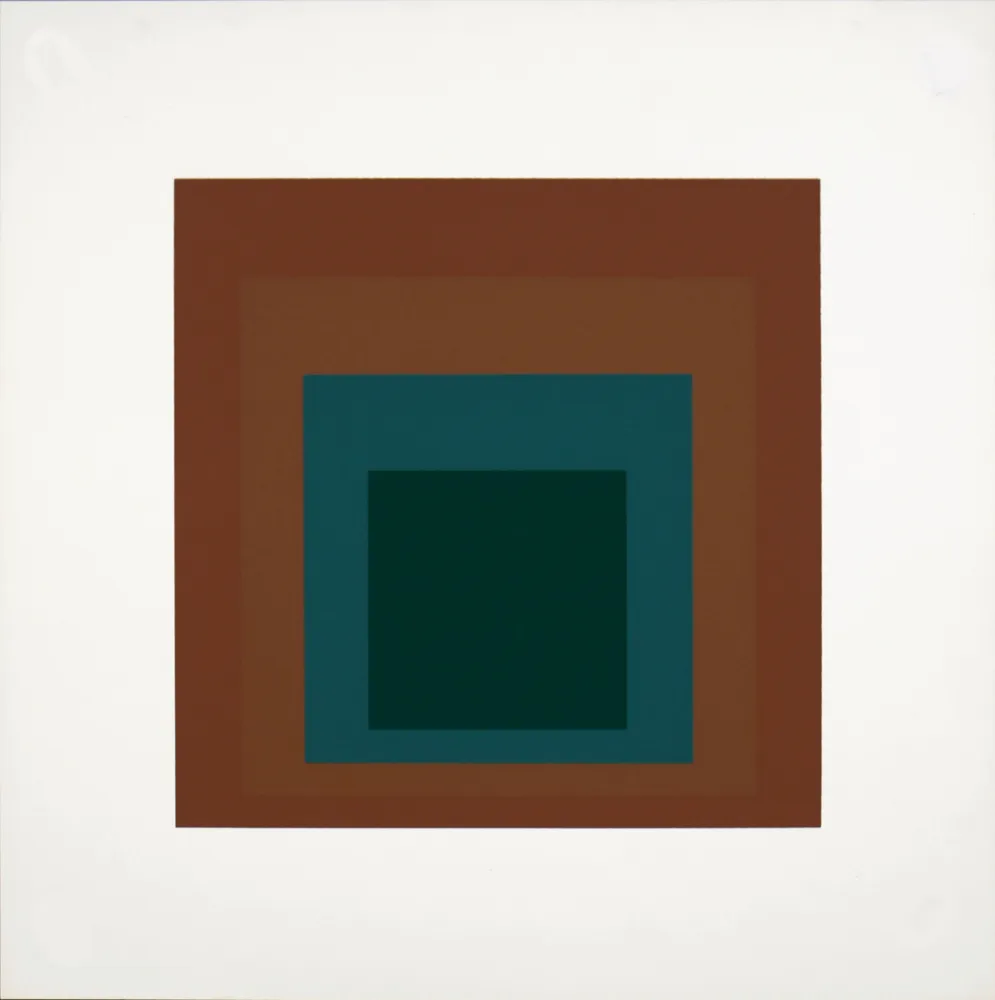 Сериграфия Albers - Homage to the Square: Ten Works by Josef Albers (#IX), 1962