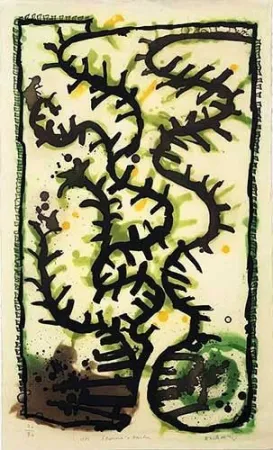 Гравюра Alechinsky - Eleonora's garden