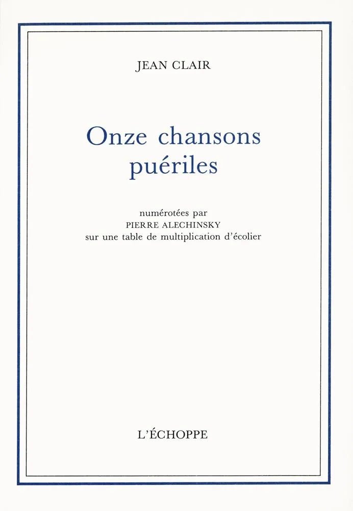 Иллюстрированная Книга Alechinsky - Onze chansons puériles