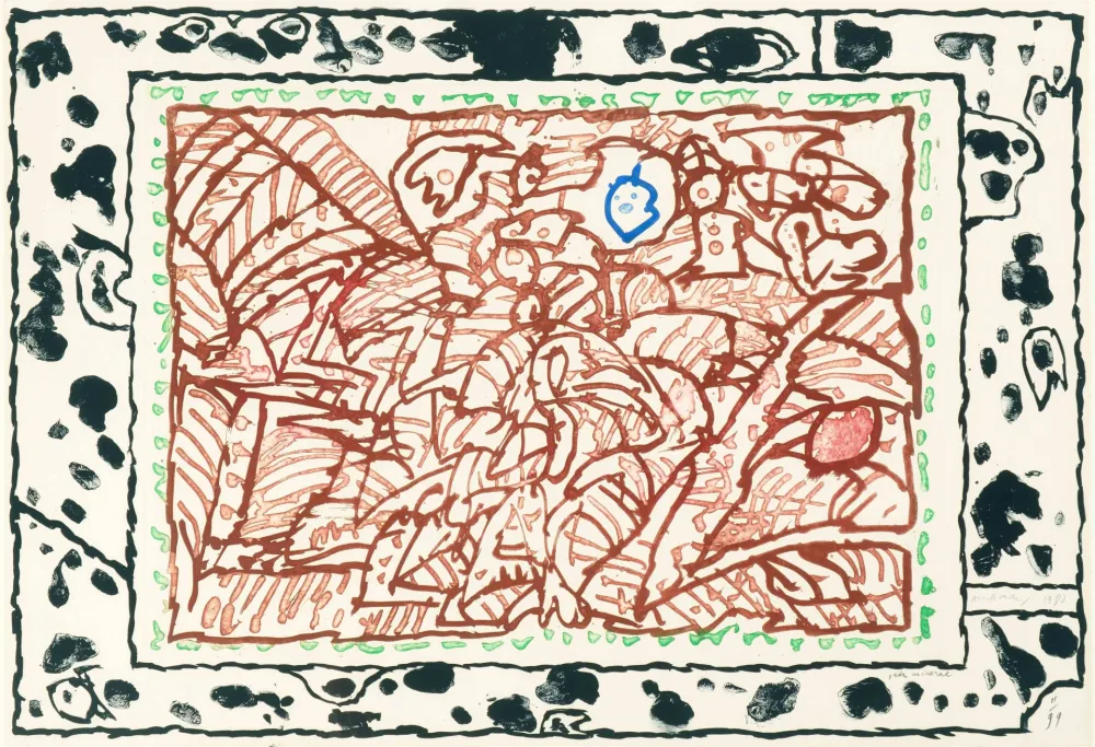 Офорт Alechinsky - Ordre Minéral