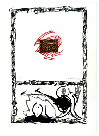 Офорт Alechinsky - Serpent I