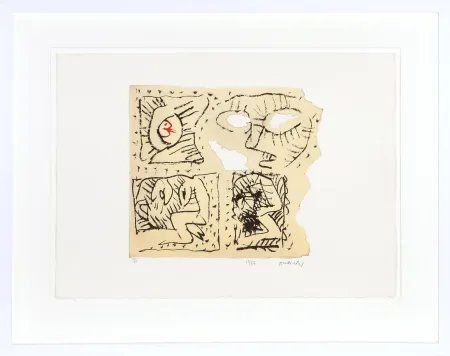 Акватинта Alechinsky - Untitled