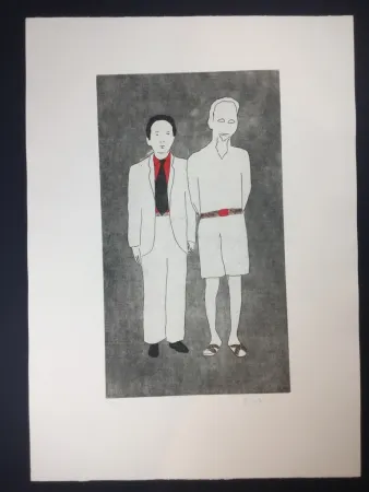 Офорт И Аквитанта Angeli - Untitled 