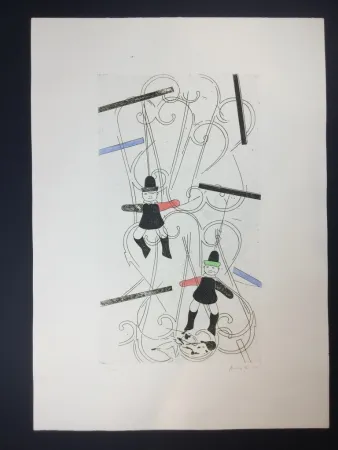 Офорт И Аквитанта Angeli - Untitled 