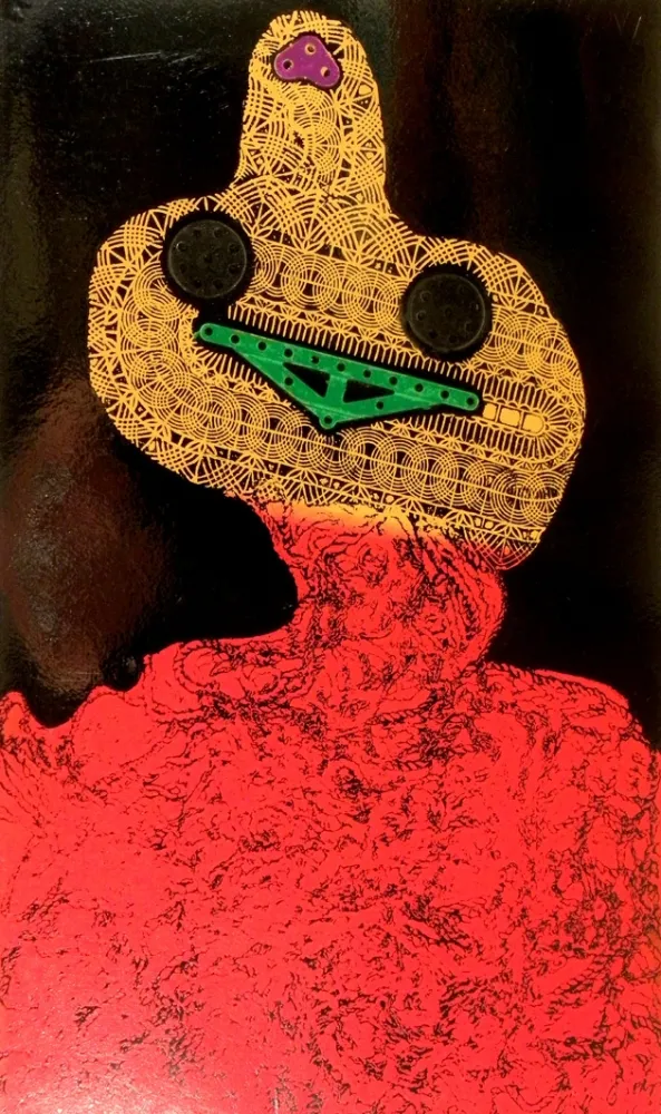 Офорт Baj - Femme en fleurs