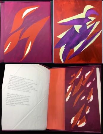 Иллюстрированная Книга Bazaine - André Frénaud : L'ÉTAPE DANS LA CLAIRIÈRE (1995)