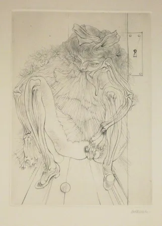 Гравюра Bellmer - A Sade 5