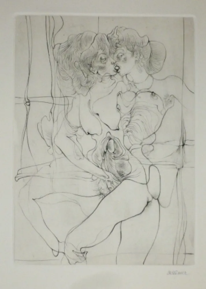 Гравюра Bellmer - A Sade 7