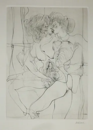 Гравюра Bellmer - A Sade 7