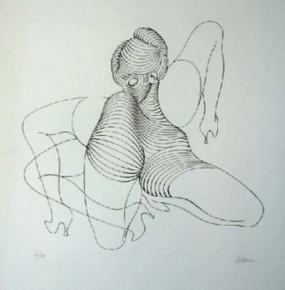 Офорт Bellmer - Cephalopode double