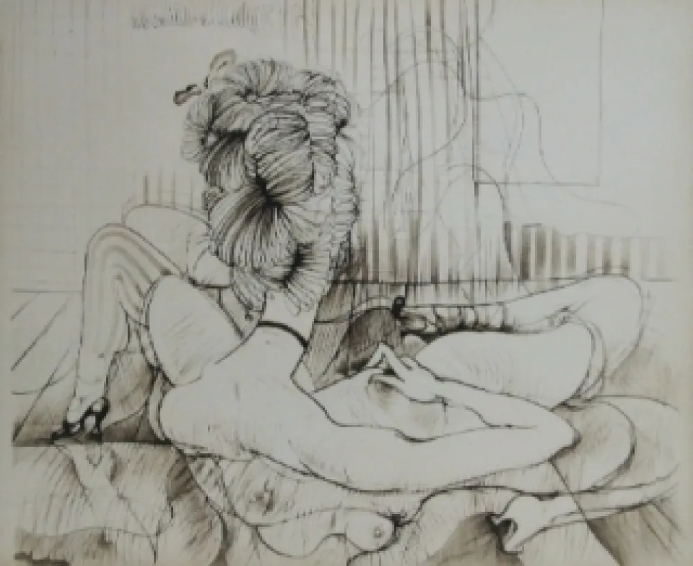 Офорт И Аквитанта Bellmer - De dos