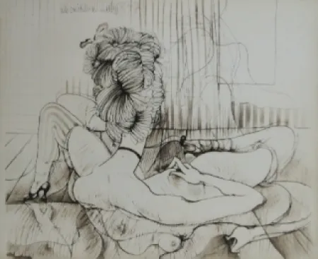 Офорт И Аквитанта Bellmer - De dos