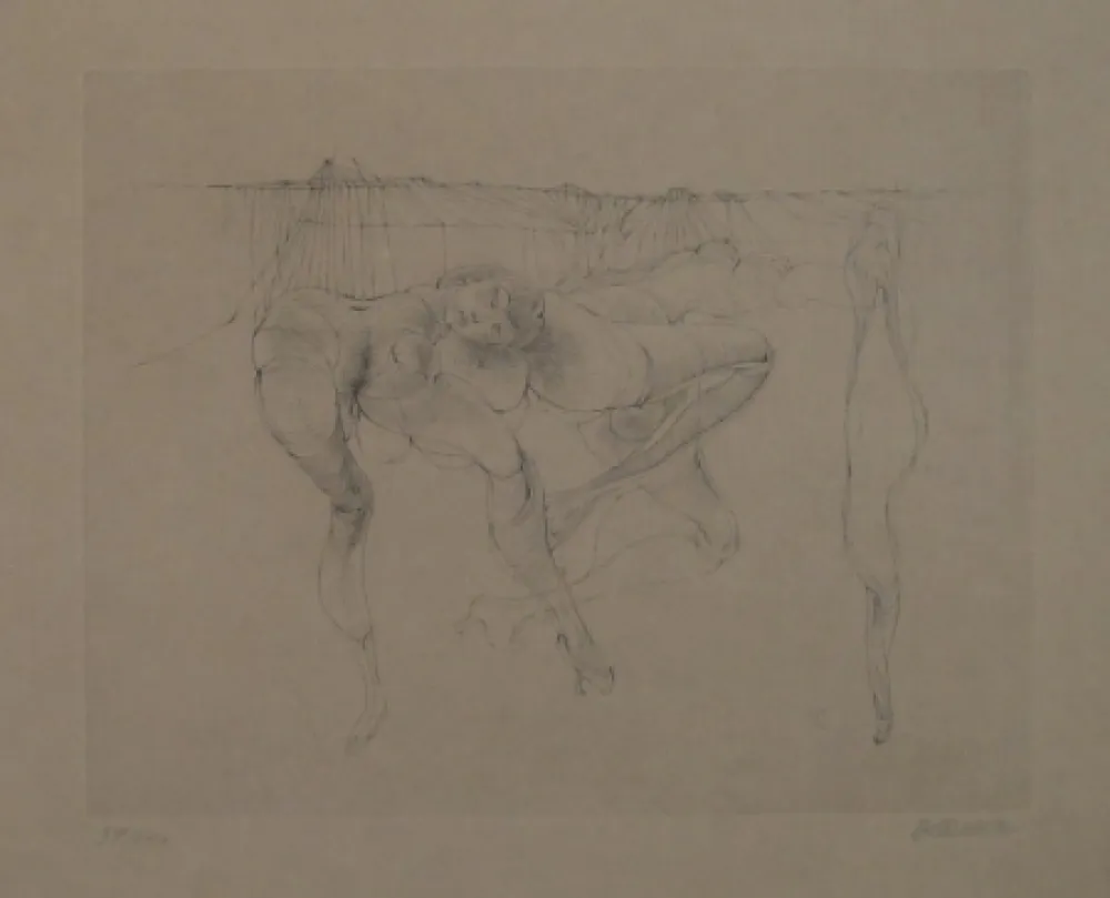 Гравюра Bellmer - Erotische Szene