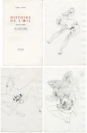 Иллюстрированная Книга Bellmer - Georges Bataille. HISTOIRE DE L'OEIL. Nouvelle version. Avec six gravures originales à l'eau-forte et au burin