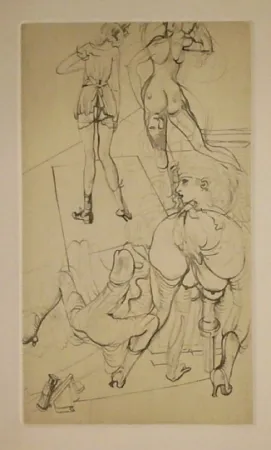 Офорт Bellmer - Gravure inedite