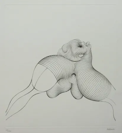 Офорт Bellmer - La Céphalopode